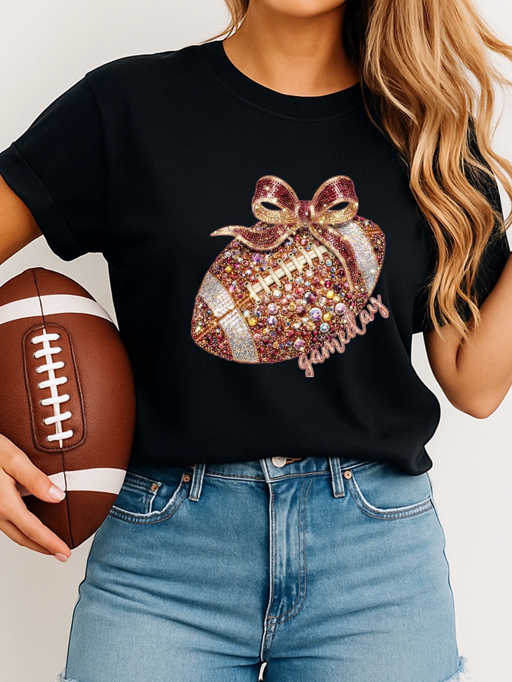 Football tees pick 1 made to order S M L XL New many to choose from be ready - Picture 12 of 16